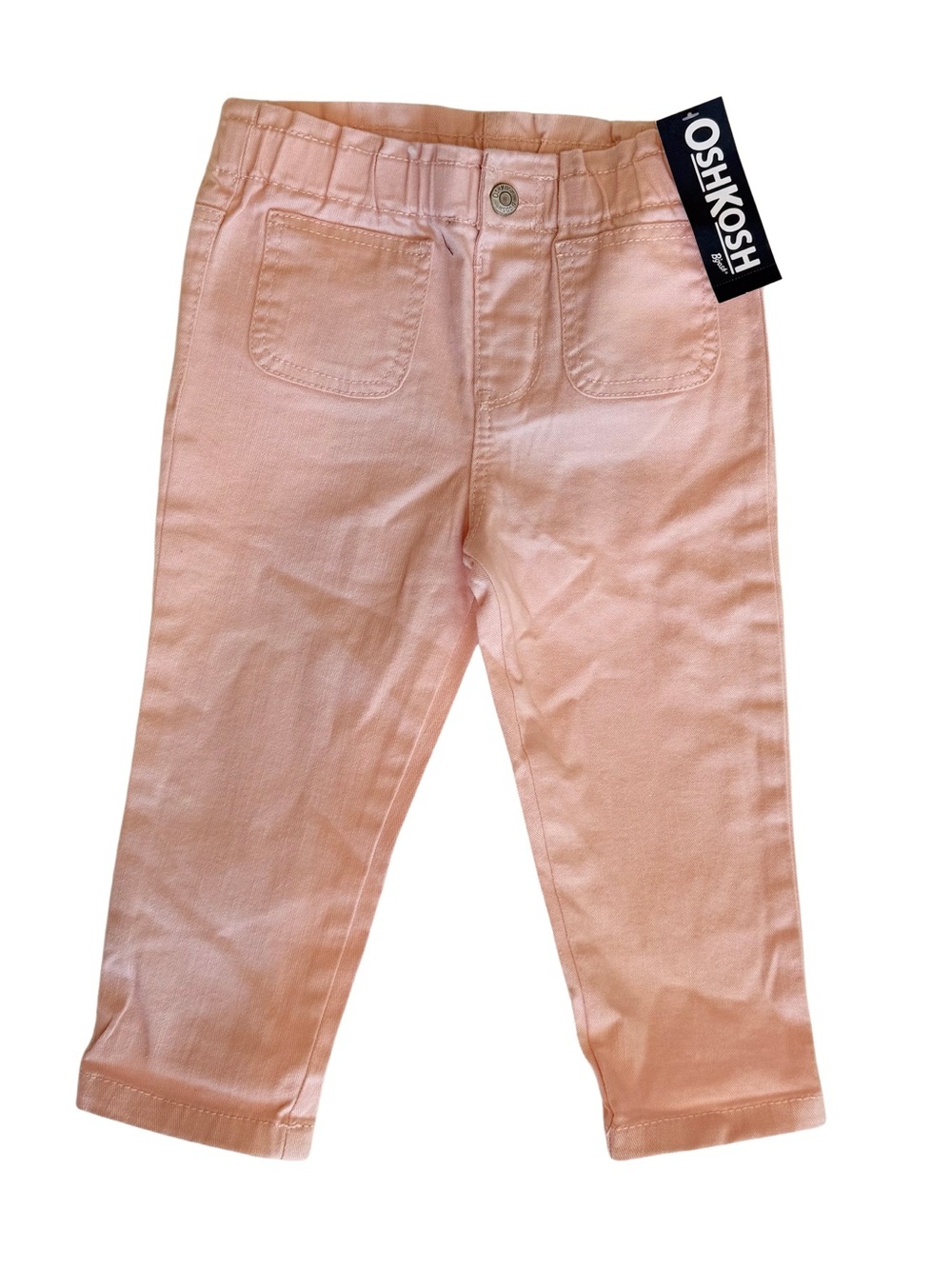 OshKosh B'gosh Light Pink Girls' Cotton Stretch Pants